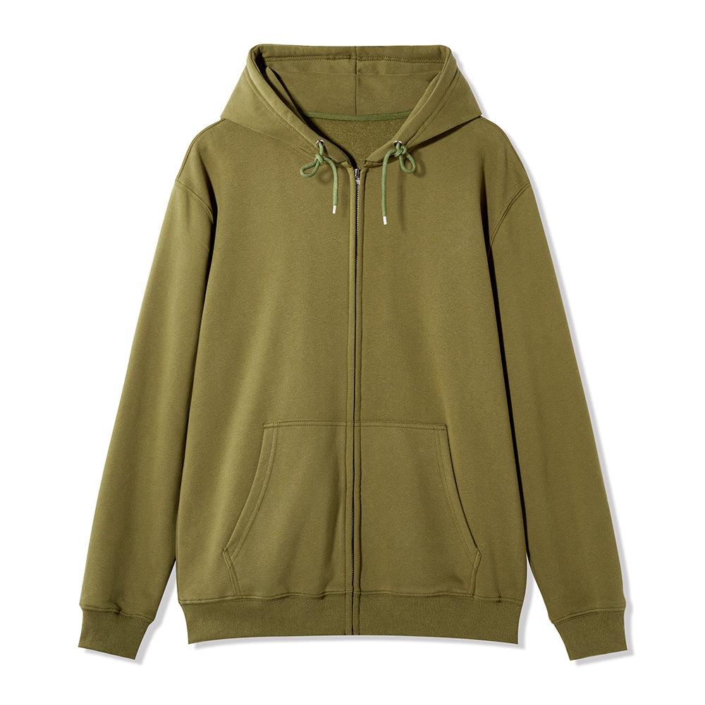 Freeleaf Wild at Heart Full-Zip Back-printed Hoodie