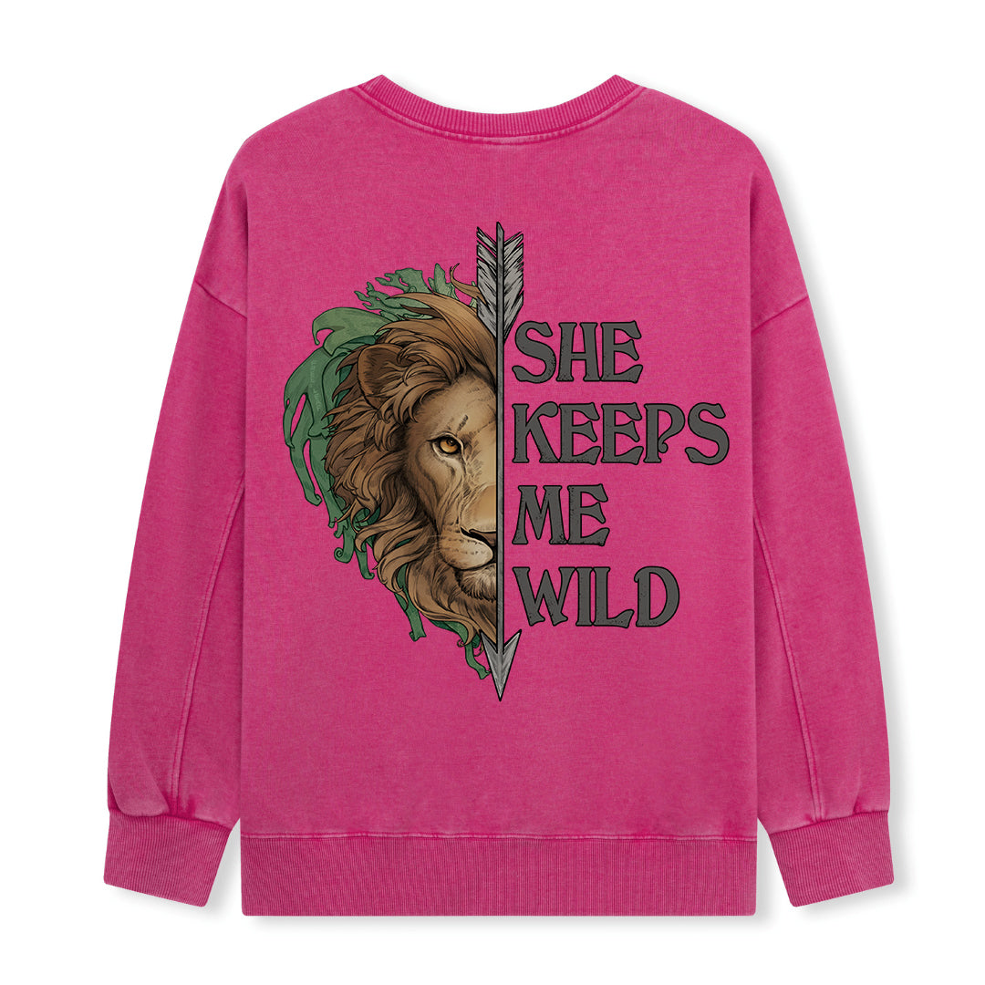 Freeleaf Wild at Heart Love's Serenade Washed Sweatshirt