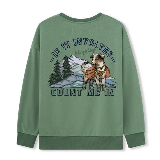 Hiking & Dogs Adventure Sweatshirt