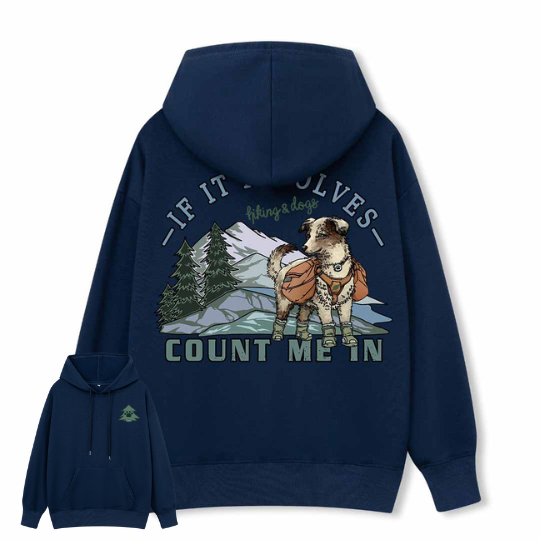 Hiking & Dogs Adventure Hoodie