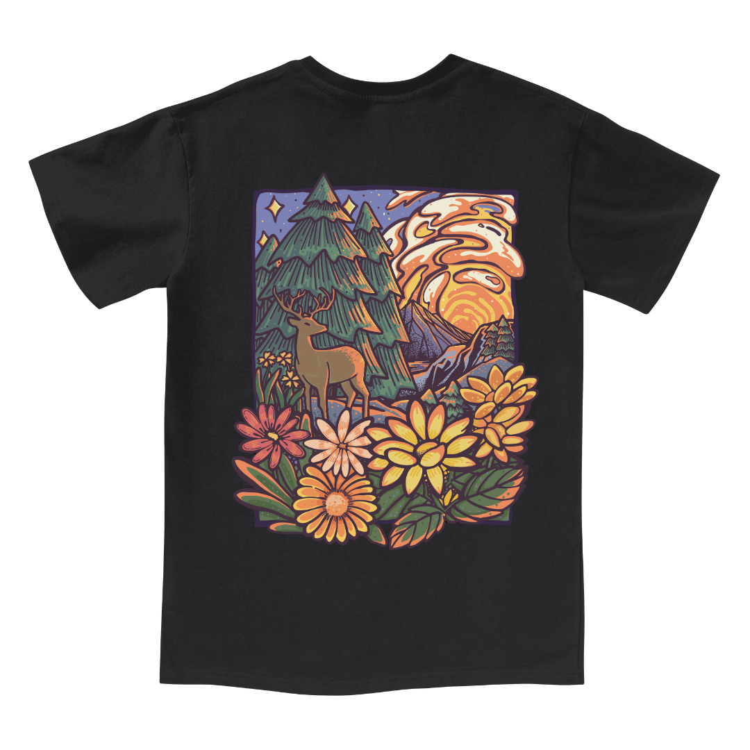 Wander In The Forest V-neck Tee