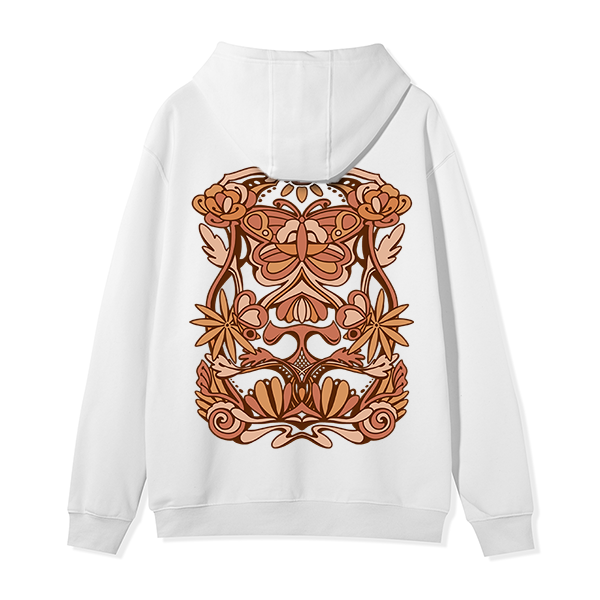 freeleaf-spring-butterfly-back-printed-unisex-nature-inspired-fleece-full-zip-hoodie