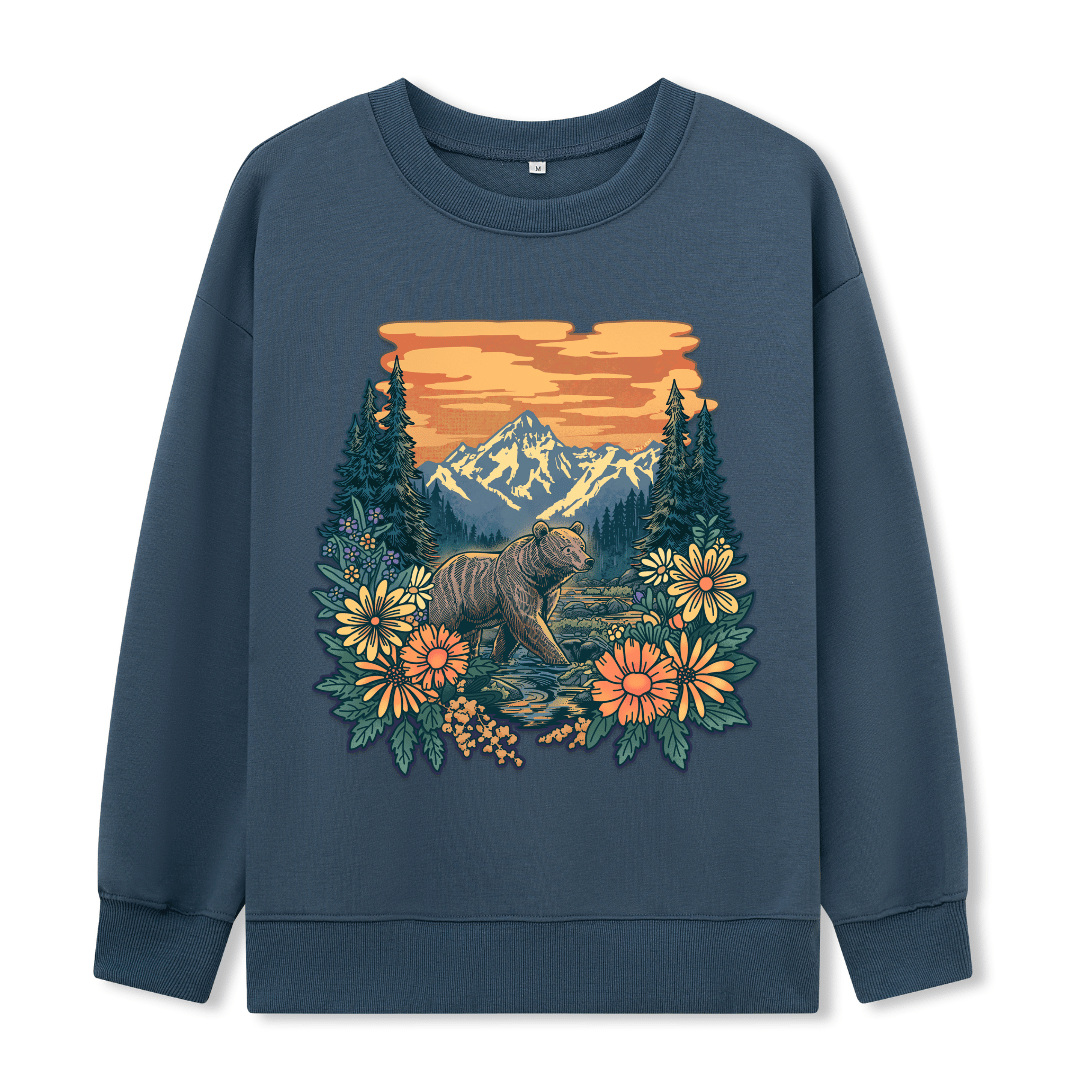 Go Into Nature Front-printed Sweatshirt