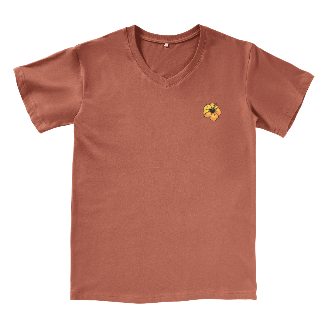 Golden Beach V-neck Tee