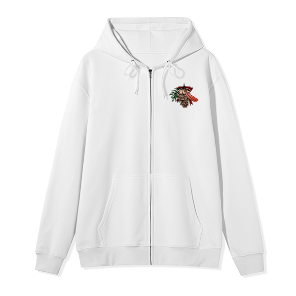 freeleaf-christmas-cardinal-unisex-fleece-full-zip-hoodie