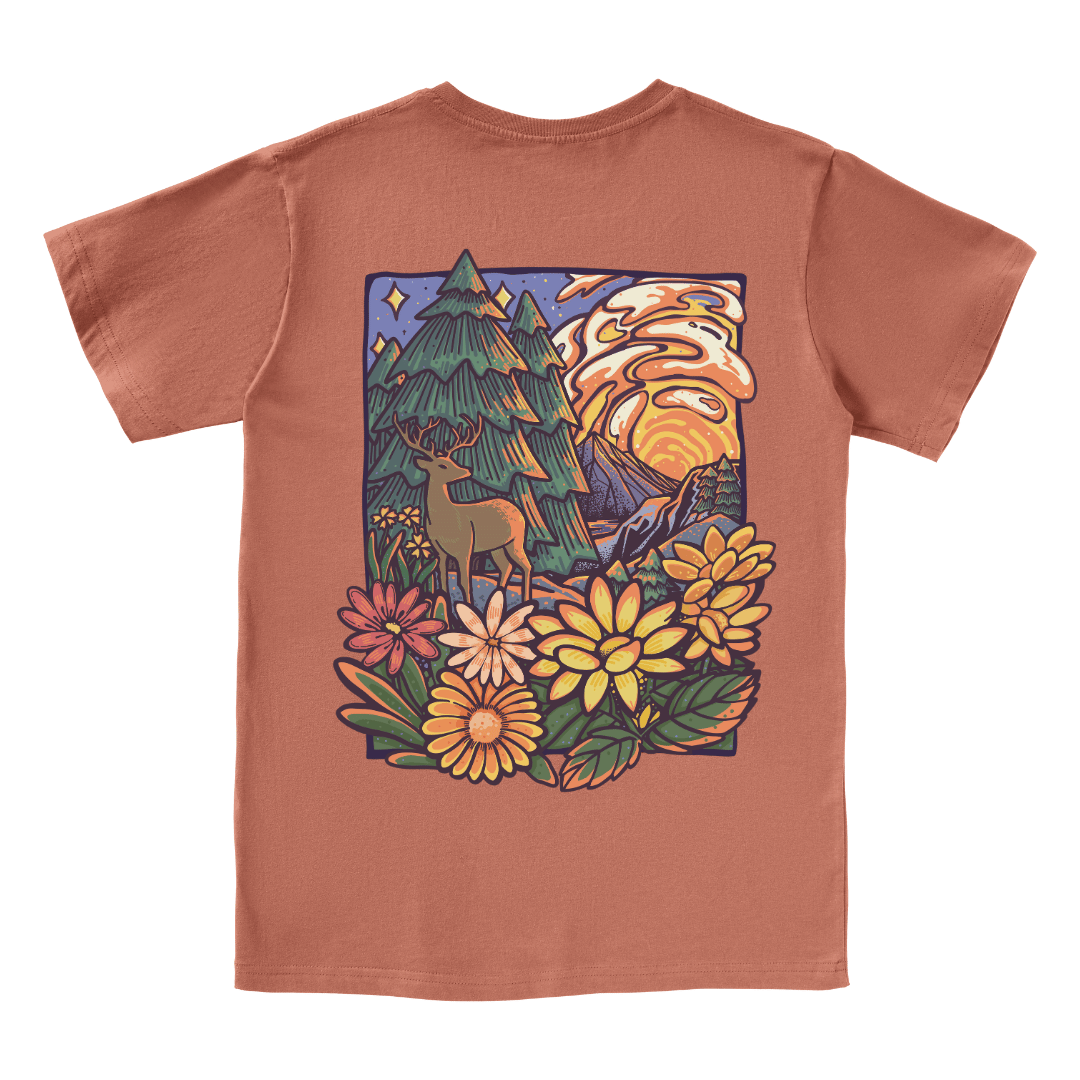 Wander In The Forest V-neck Tee