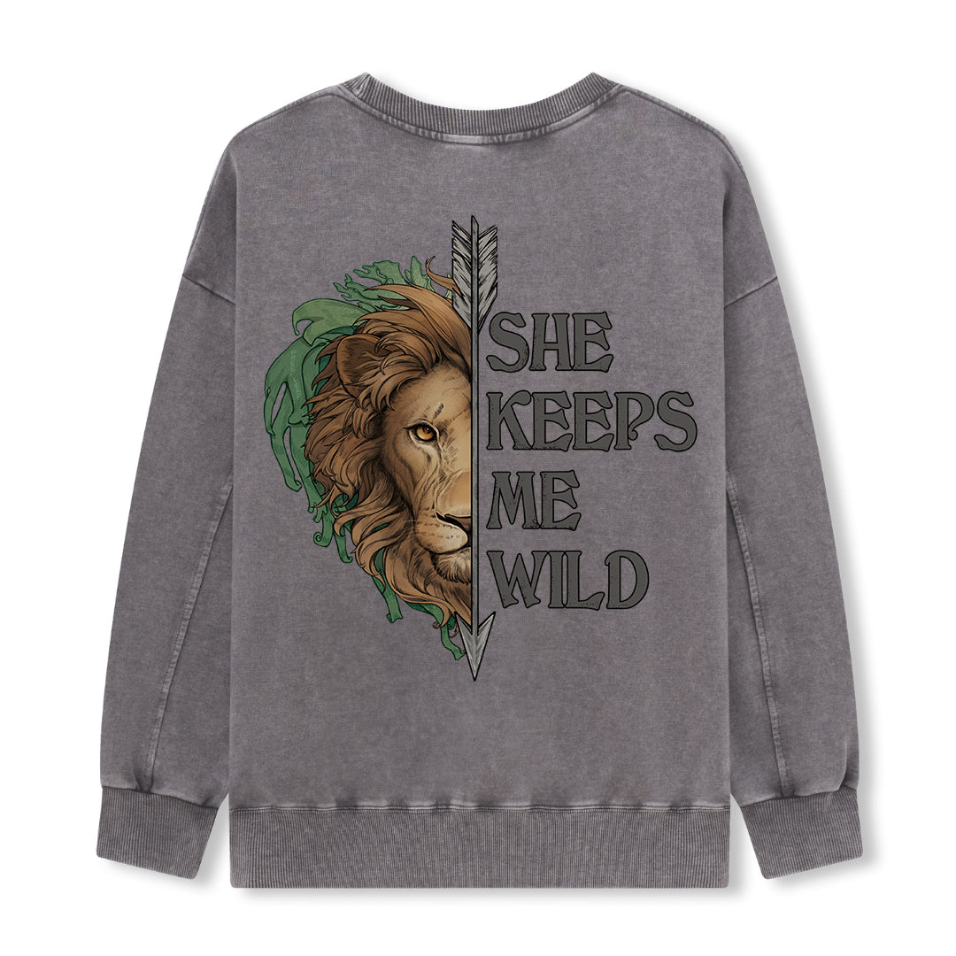Freeleaf Wild at Heart Love's Serenade Washed Sweatshirt