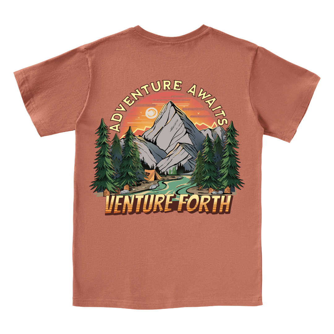 Adventure Awaits V-neck Tee
