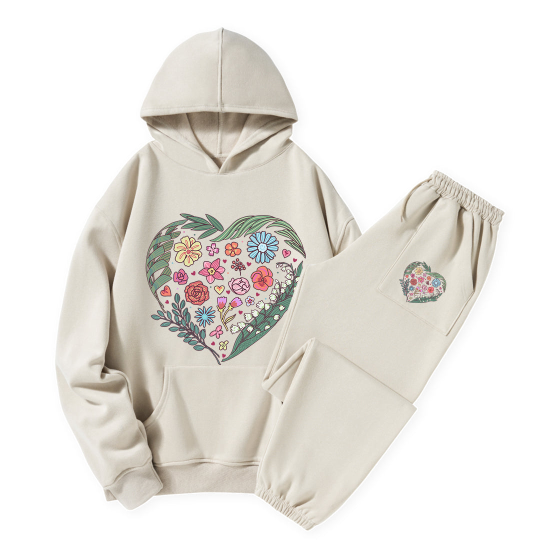Freeleaf Love's Symphony Nature Inspired Unisex Fleece Suit