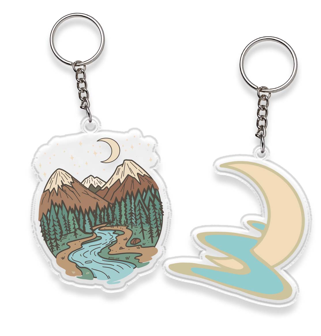 Freeleaf Dreamland Double-Sided Acrylic Keychain