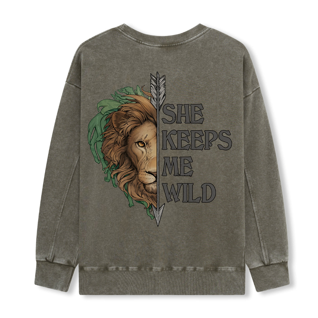 Freeleaf Wild at Heart Love's Serenade Washed Sweatshirt