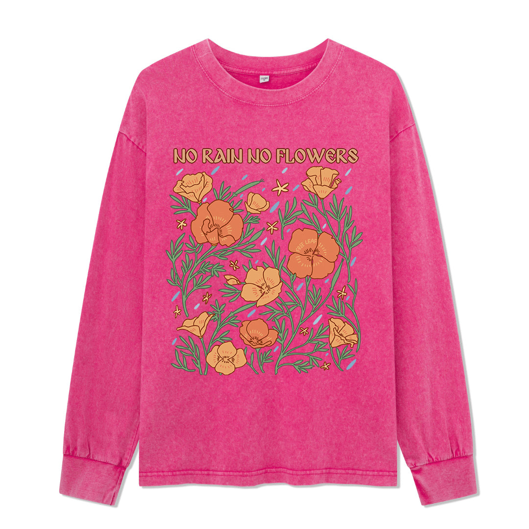 Freeleaf No Rain No Flowers Washed Long Sleeve