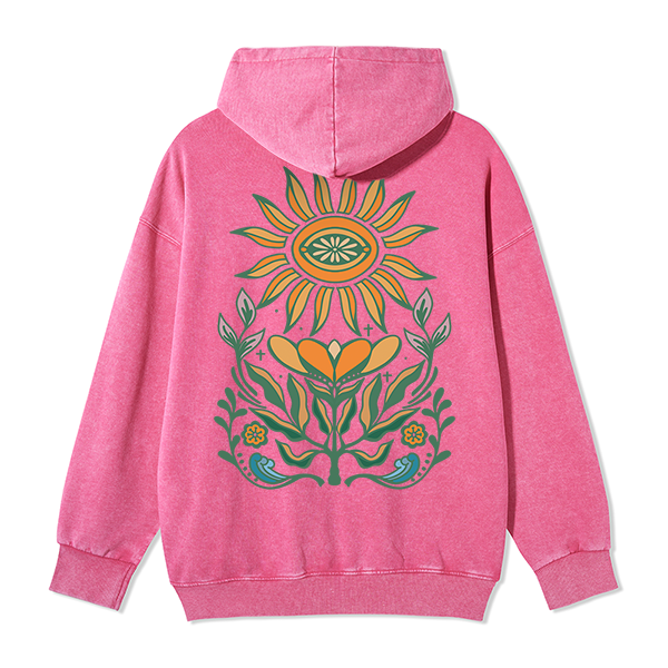 freeleaf-sunflower-back-printed-unisex-nature-inspired-fleece-full-zip-hoodie