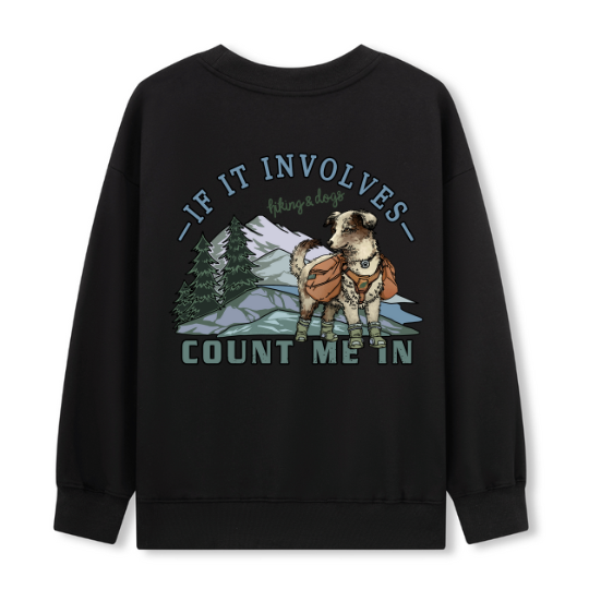 Hiking & Dogs Adventure Sweatshirt