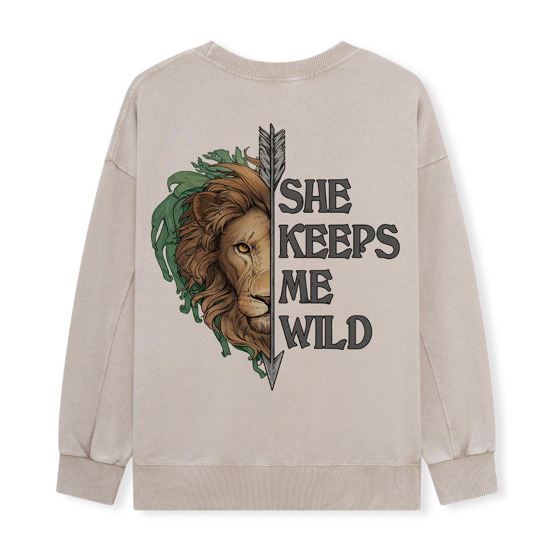 Freeleaf Wild at Heart Love's Serenade Washed Sweatshirt