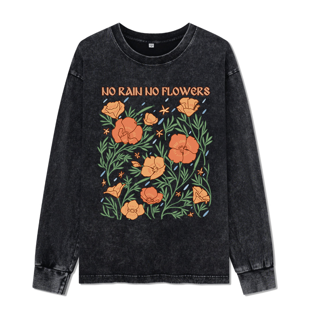 Freeleaf No Rain No Flowers Washed Long Sleeve