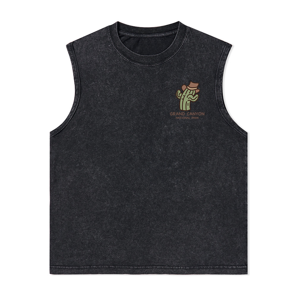 Freeleaf Grand Canyon National Park Unisex Washed Tank Top