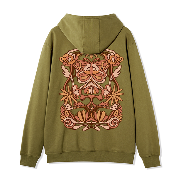 freeleaf-spring-butterfly-back-printed-unisex-nature-inspired-fleece-full-zip-hoodie