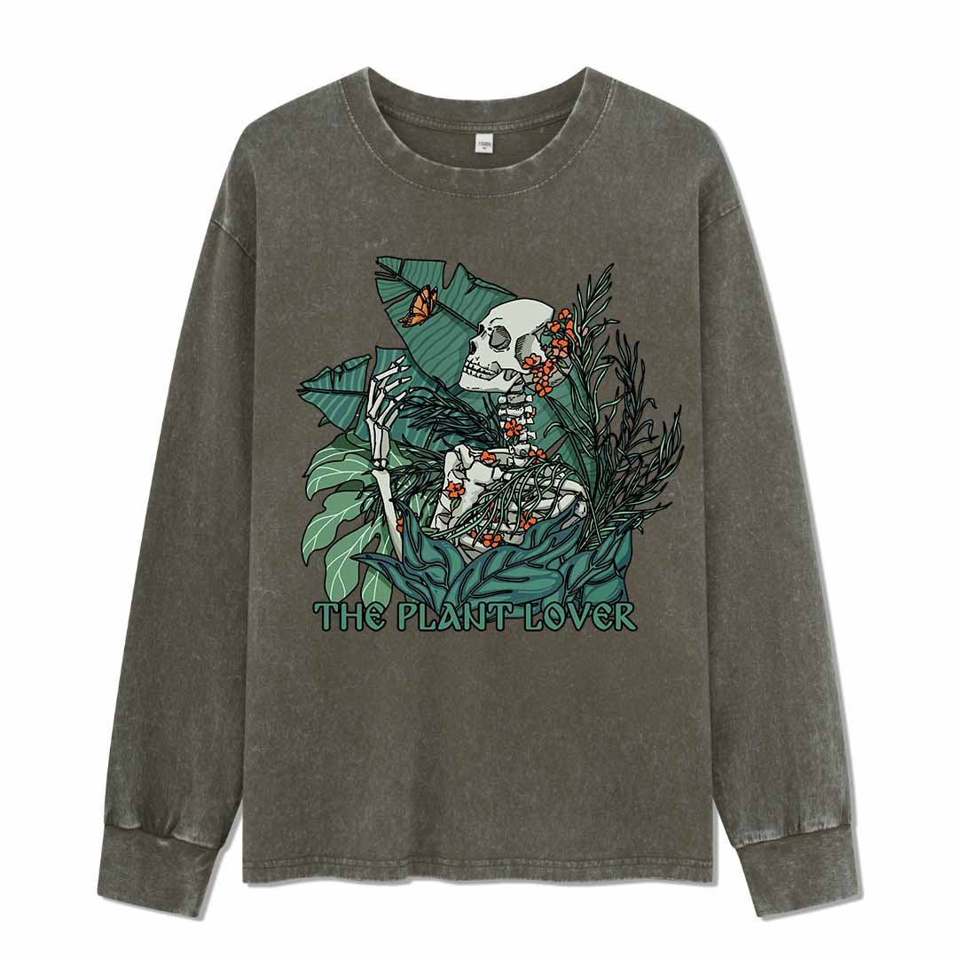 Life Attraction Washed Long Sleeve Top