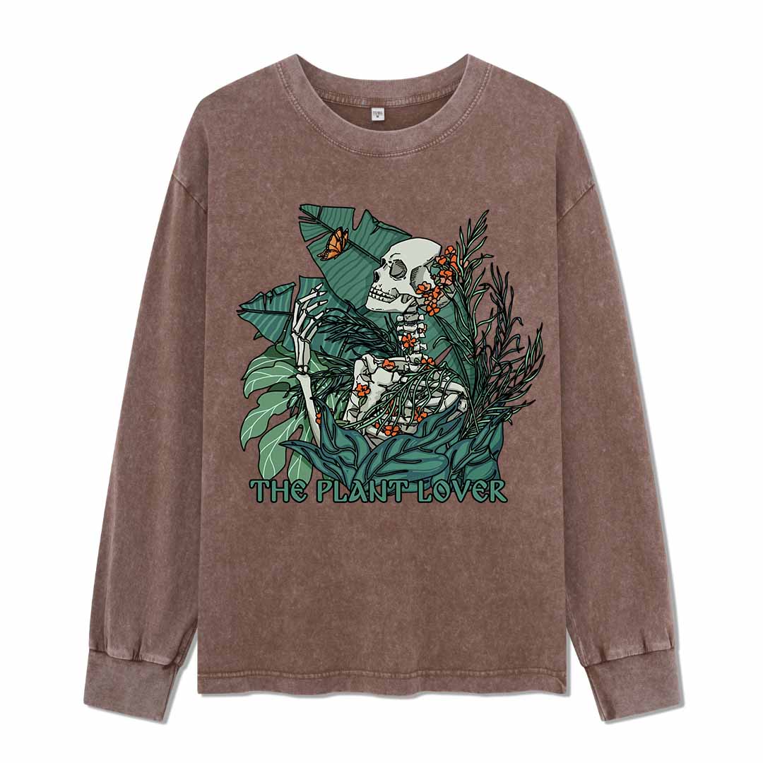 Life Attraction Washed Long Sleeve Top