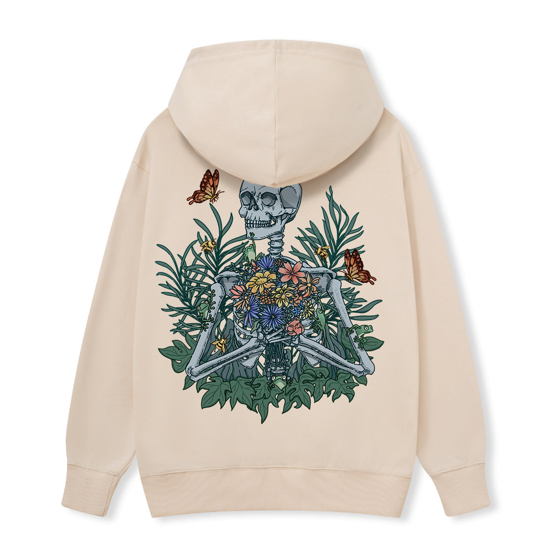 Freeleaf Rebirth in Bloom Unisex Nature Inspired Hoodie