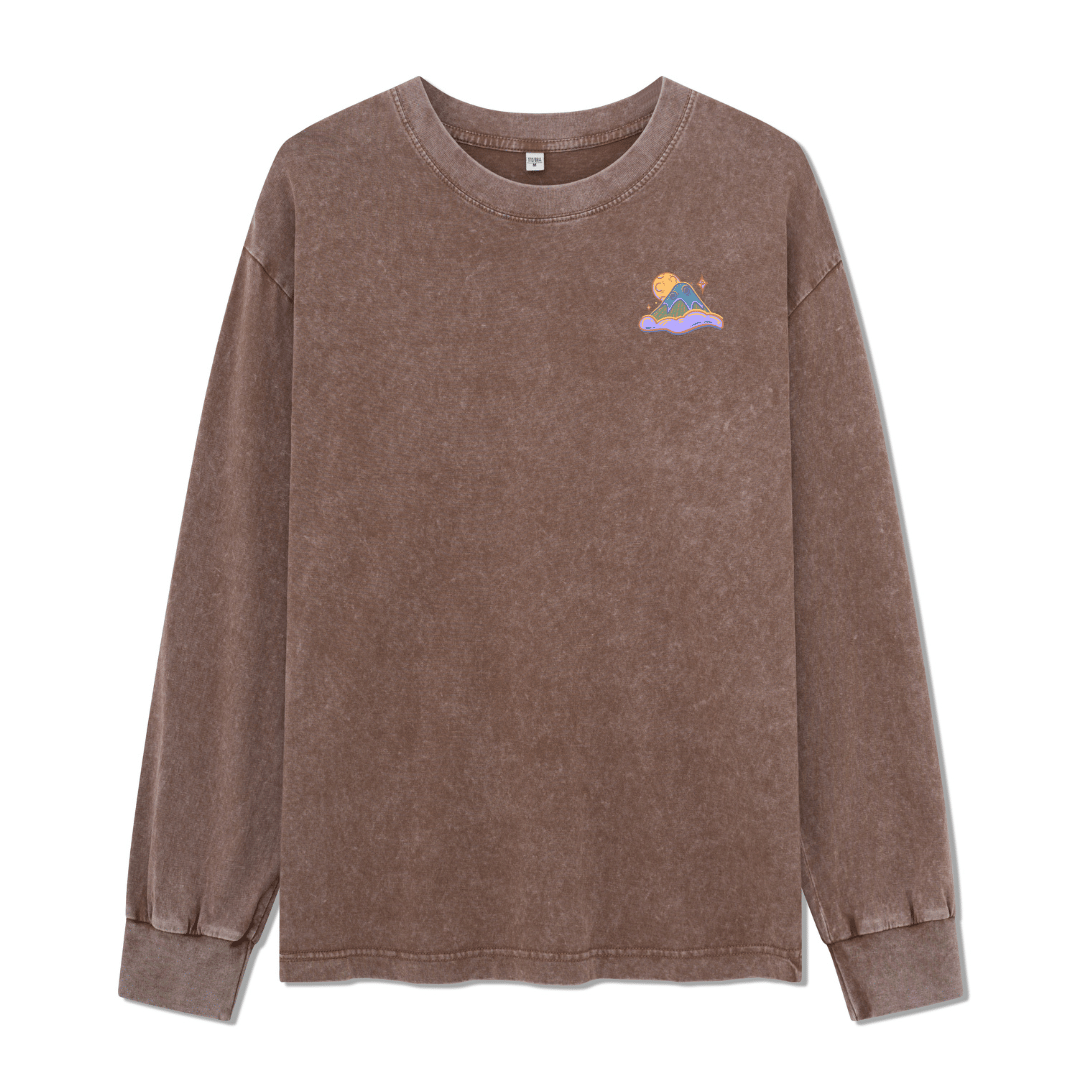 Fairy Tale Halloween Washed Long Sleeve Top