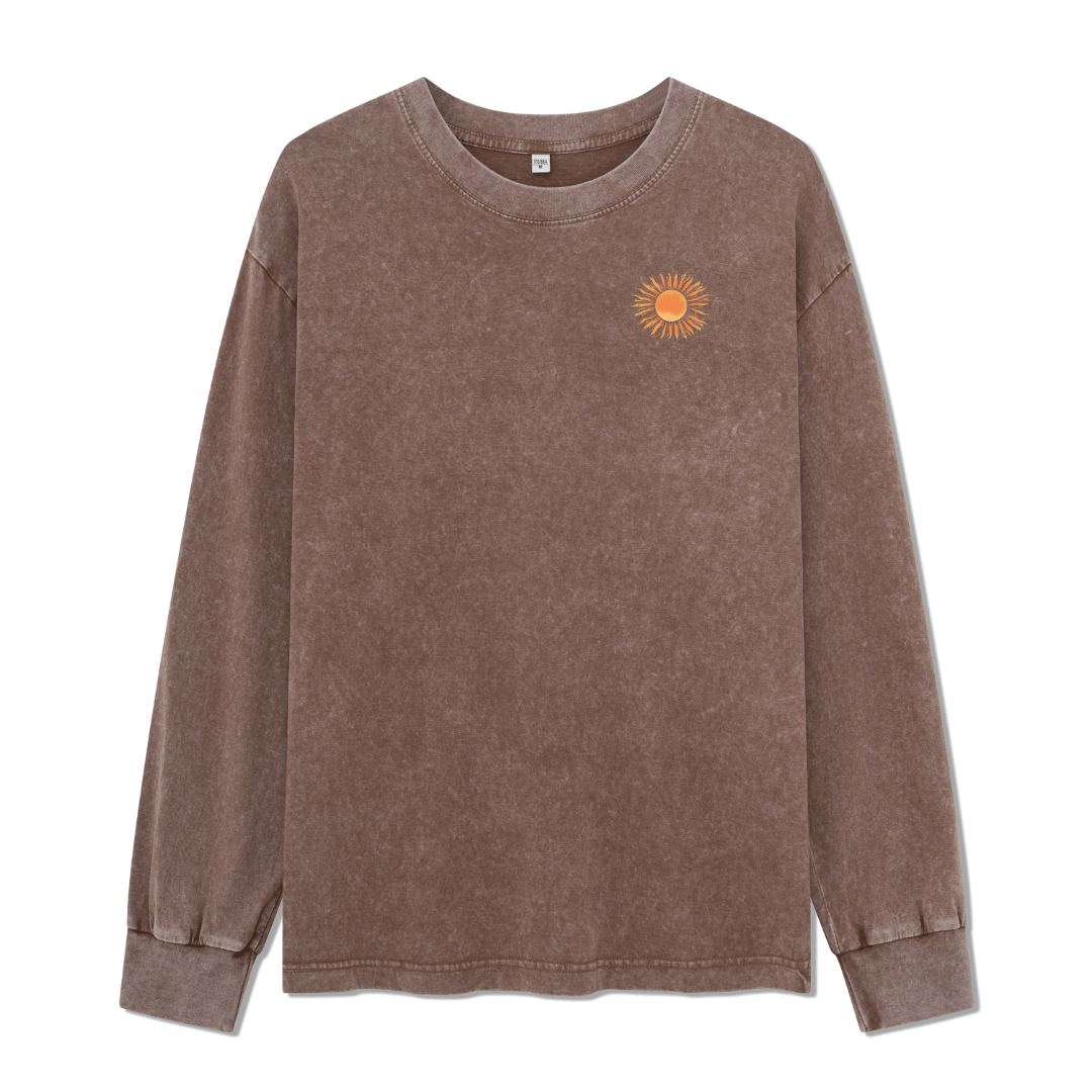 Energy Washed Long Sleeve Top