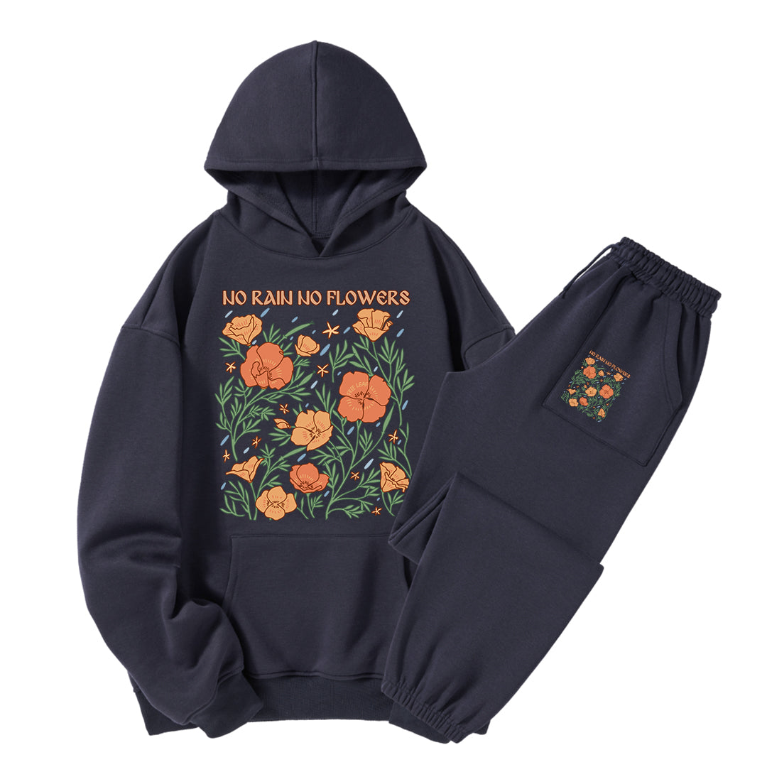 Freeleaf No Rain No Flowers Unisex Fleece Suit