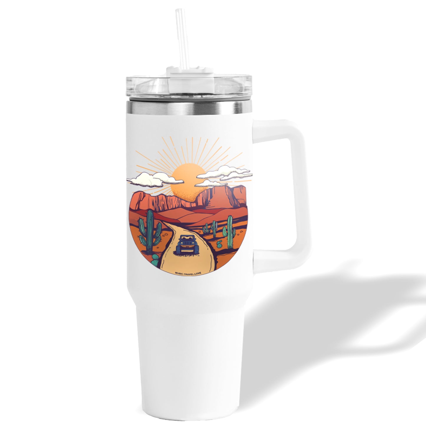Freeleaf Go Hiking With Music Tumbler