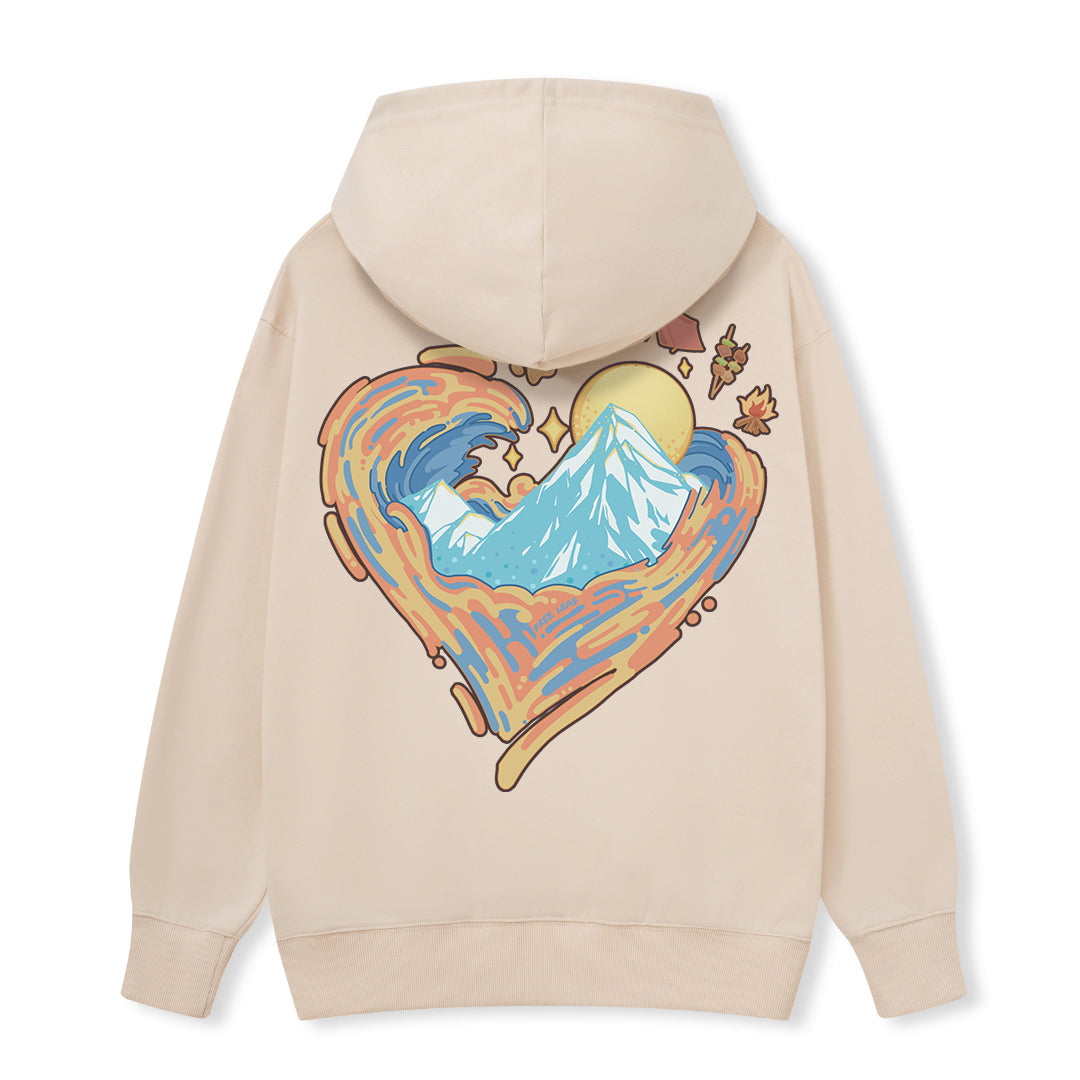 Freeleaf Heart of Wilderness Camping Unisex Nature Inspired Hoodie
