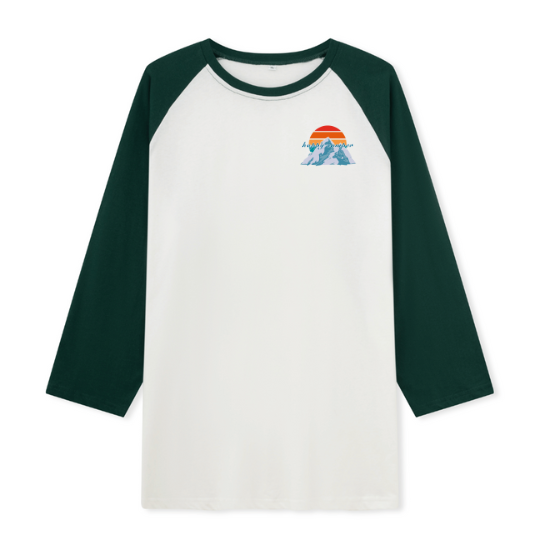 Happy Camper Raglan Long Sleeve Top