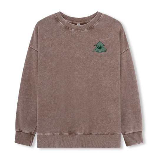 Hiking & Dogs Adventure Washed Sweatshirt