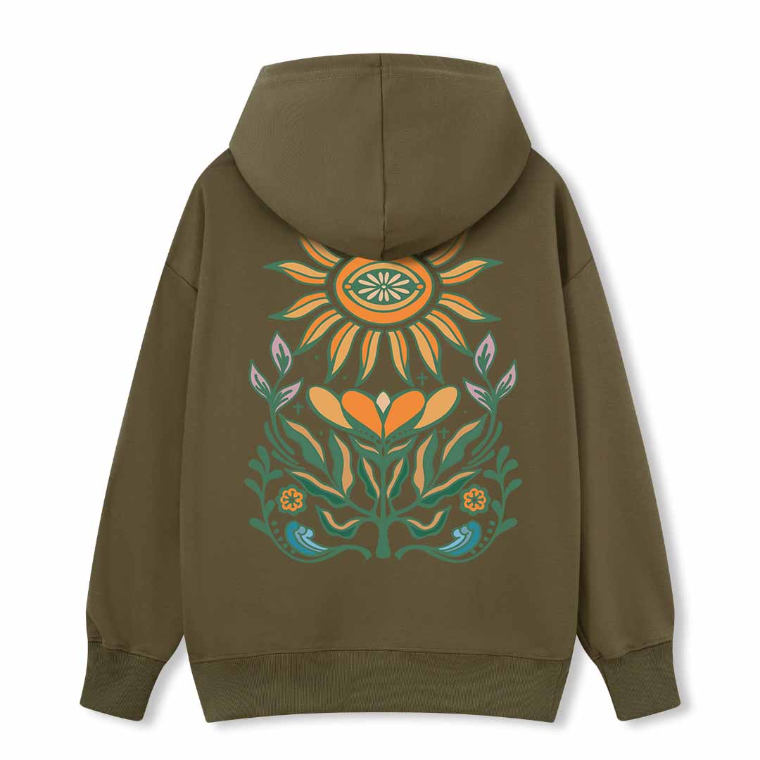 Sunflower Back-printed Hoodie