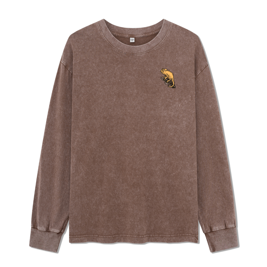 Christian Washed Long Sleeve Top