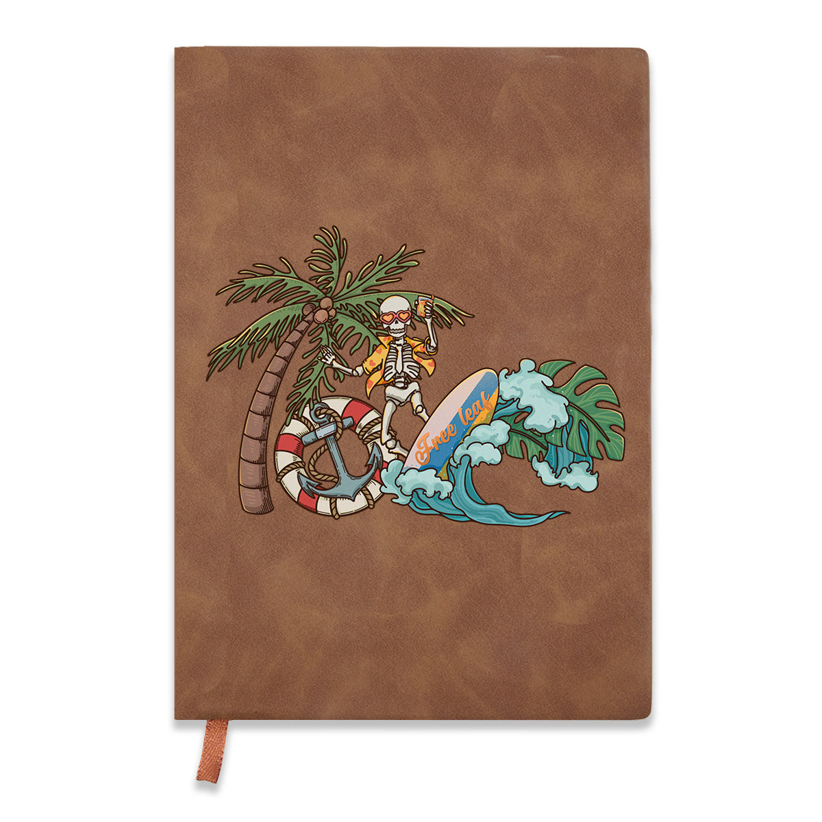 Freeleaf Eternal Summer Romance Adventure Vintage Leather Journal Notebook