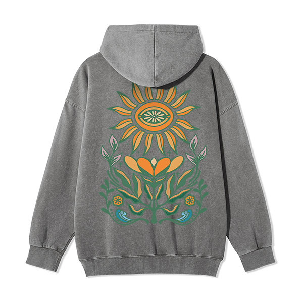 freeleaf-sunflower-back-printed-unisex-nature-inspired-fleece-full-zip-hoodie