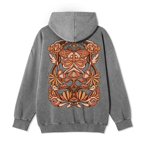 freeleaf-spring-butterfly-back-printed-unisex-nature-inspired-fleece-full-zip-hoodie