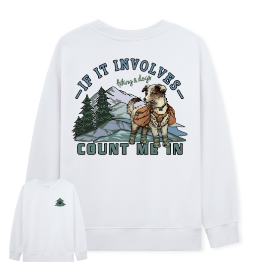 Hiking & Dogs Adventure Sweatshirt