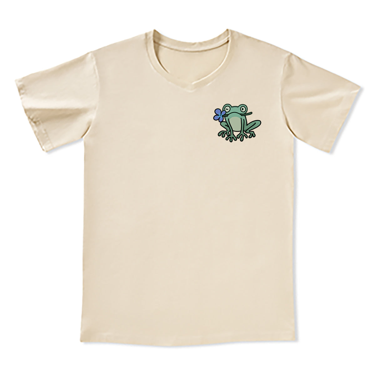 Freeleaf Rebirth in Bloom Unisex Nature Inspired V-neck Tee