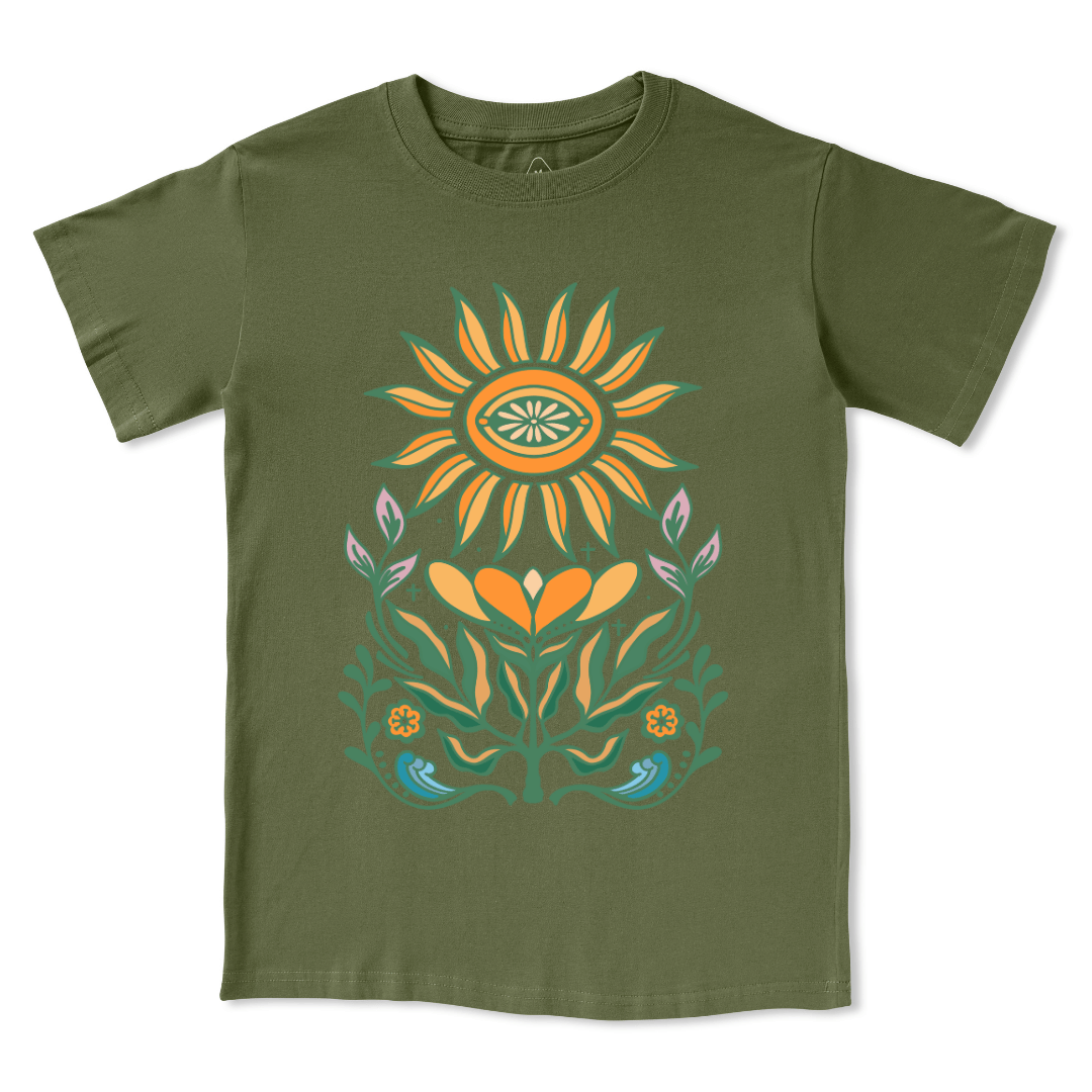 Sunflower Front-print Tee