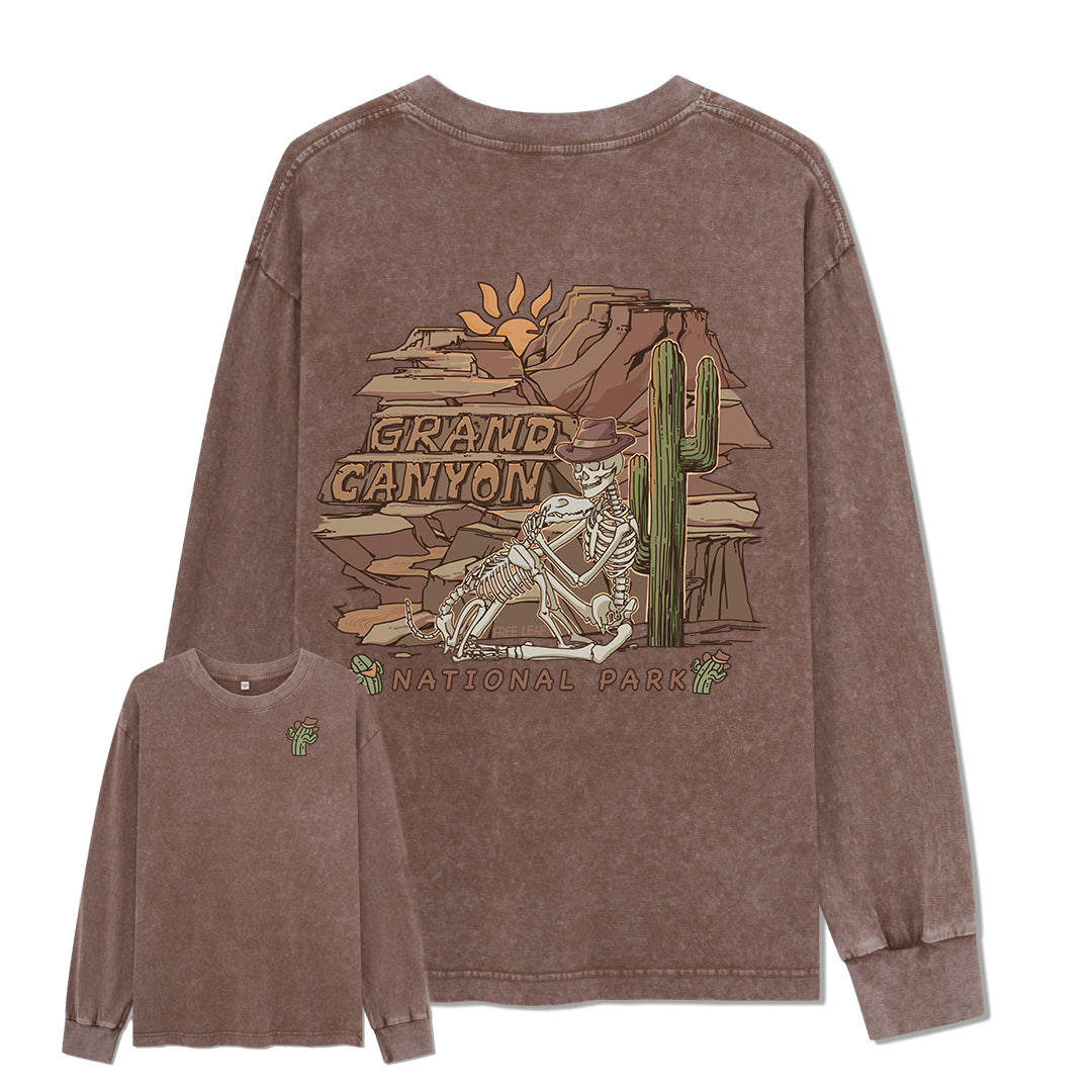 Freeleaf Grand Canyon National Park Washed Long Sleeve