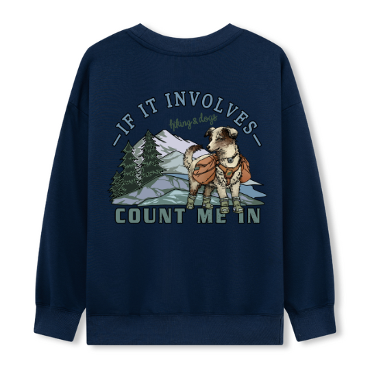 Hiking & Dogs Adventure Sweatshirt