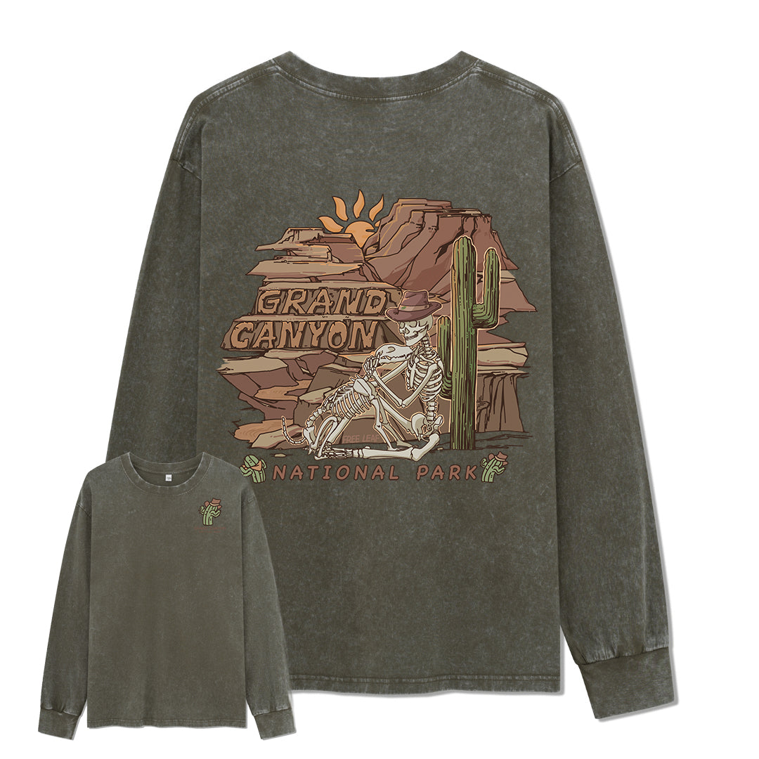 Freeleaf Grand Canyon National Park Washed Long Sleeve