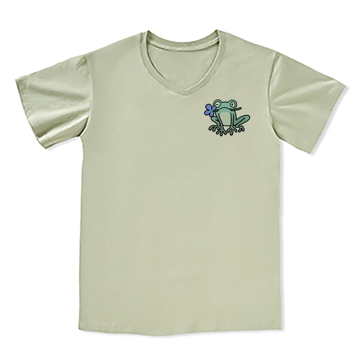 Freeleaf Rebirth in Bloom Unisex Nature Inspired V-neck Tee