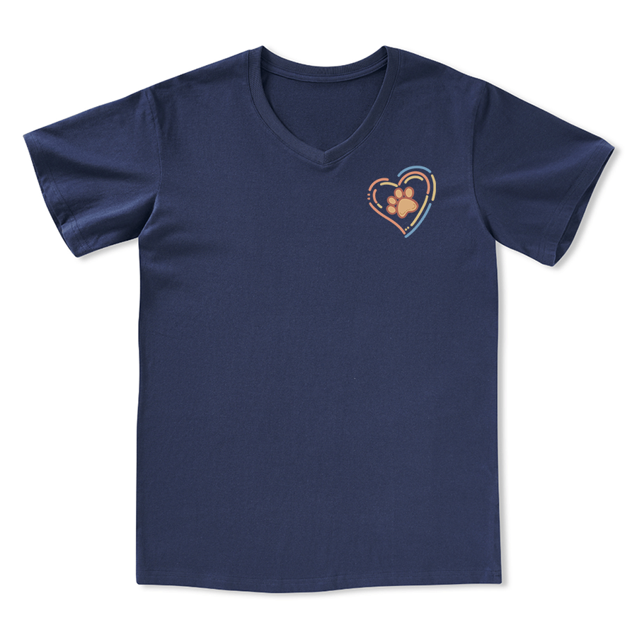 Freeleaf Heart of Wilderness Camping Unisex V-neck Tee