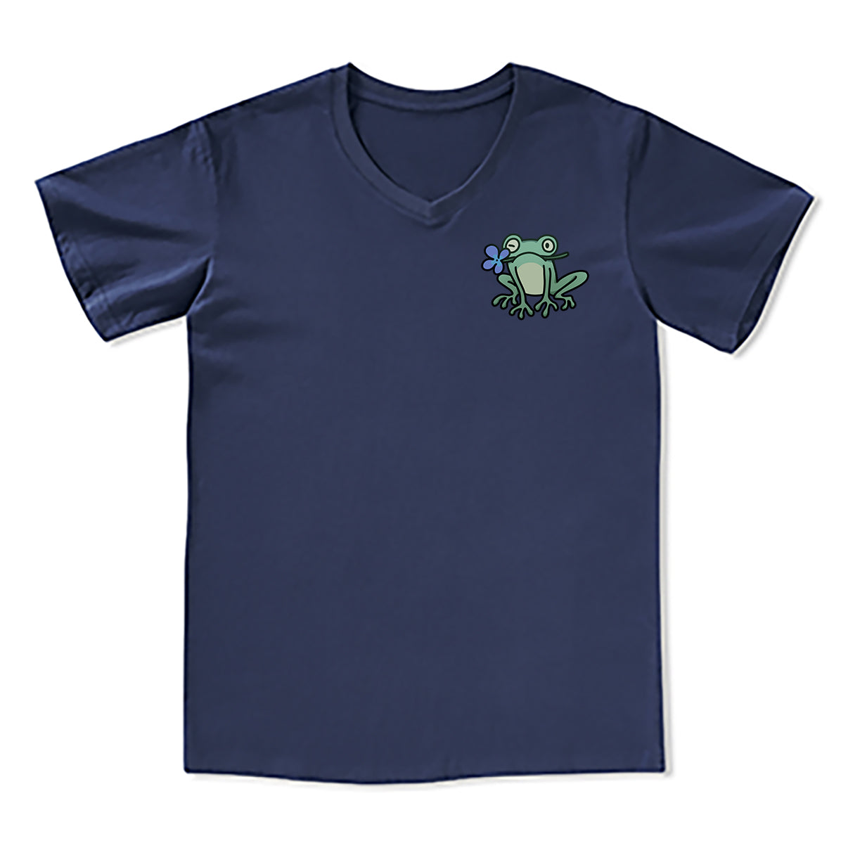Freeleaf Rebirth in Bloom Unisex Nature Inspired V-neck Tee