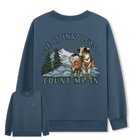 Hiking & Dogs Adventure Sweatshirt