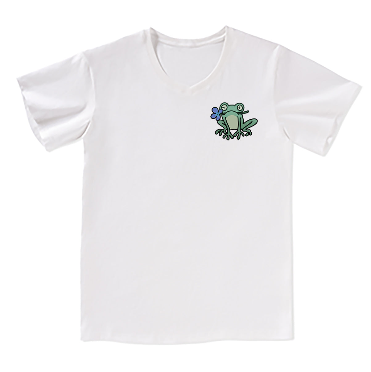 Freeleaf Rebirth in Bloom Unisex Nature Inspired V-neck Tee