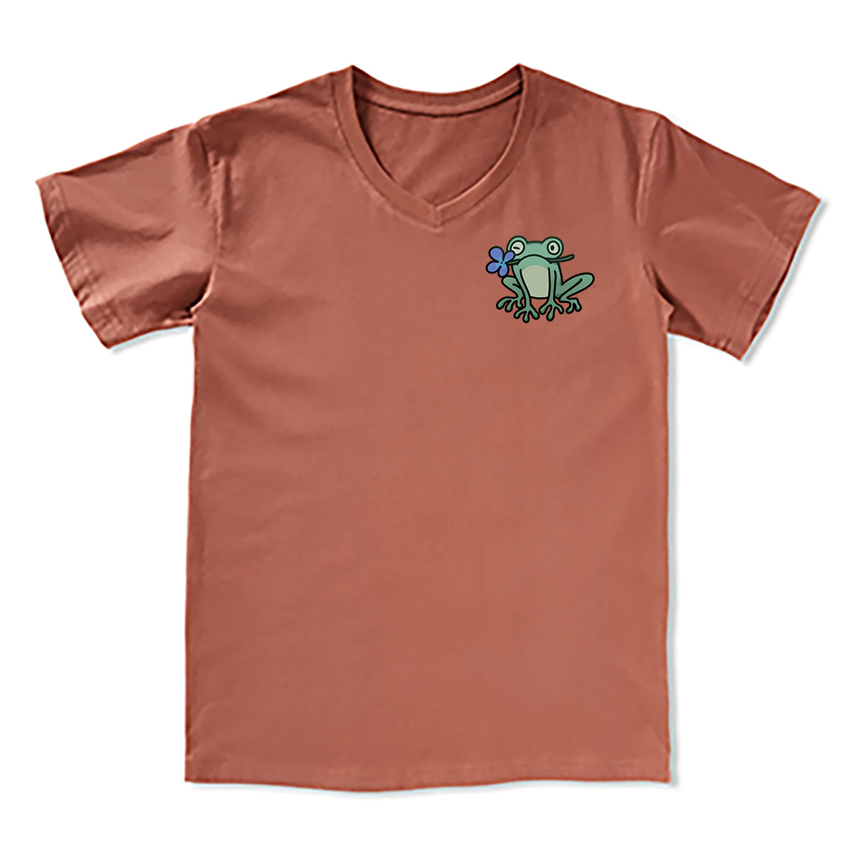 Freeleaf Rebirth in Bloom Unisex Nature Inspired V-neck Tee