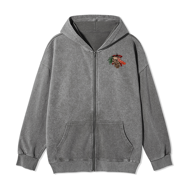 freeleaf-christmas-cardinal-unisex-fleece-full-zip-hoodie